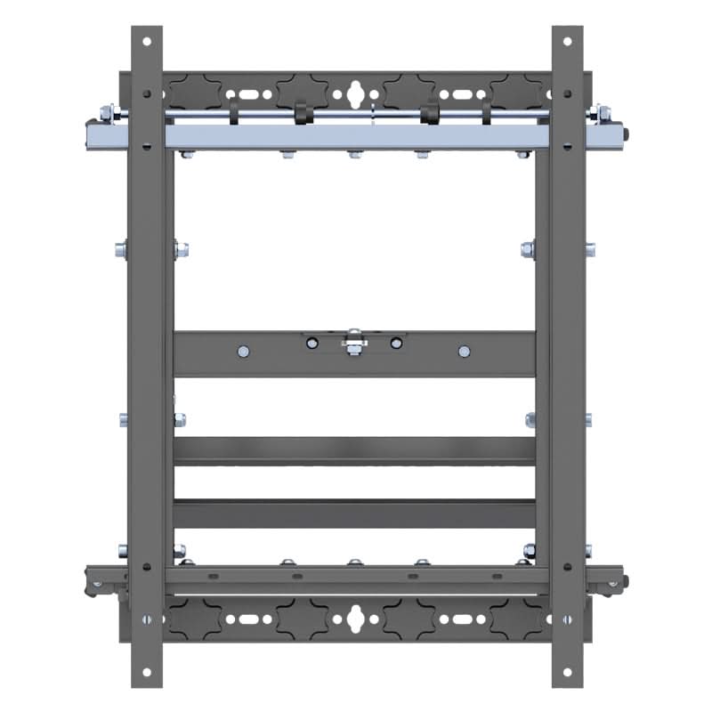Alt View 7. Mount-It! - Video Wall Mount Bundle for 37–70" TVs – 4x MI-367 Mounts + Free Spacer, 110 lbs Capacity - Black.
