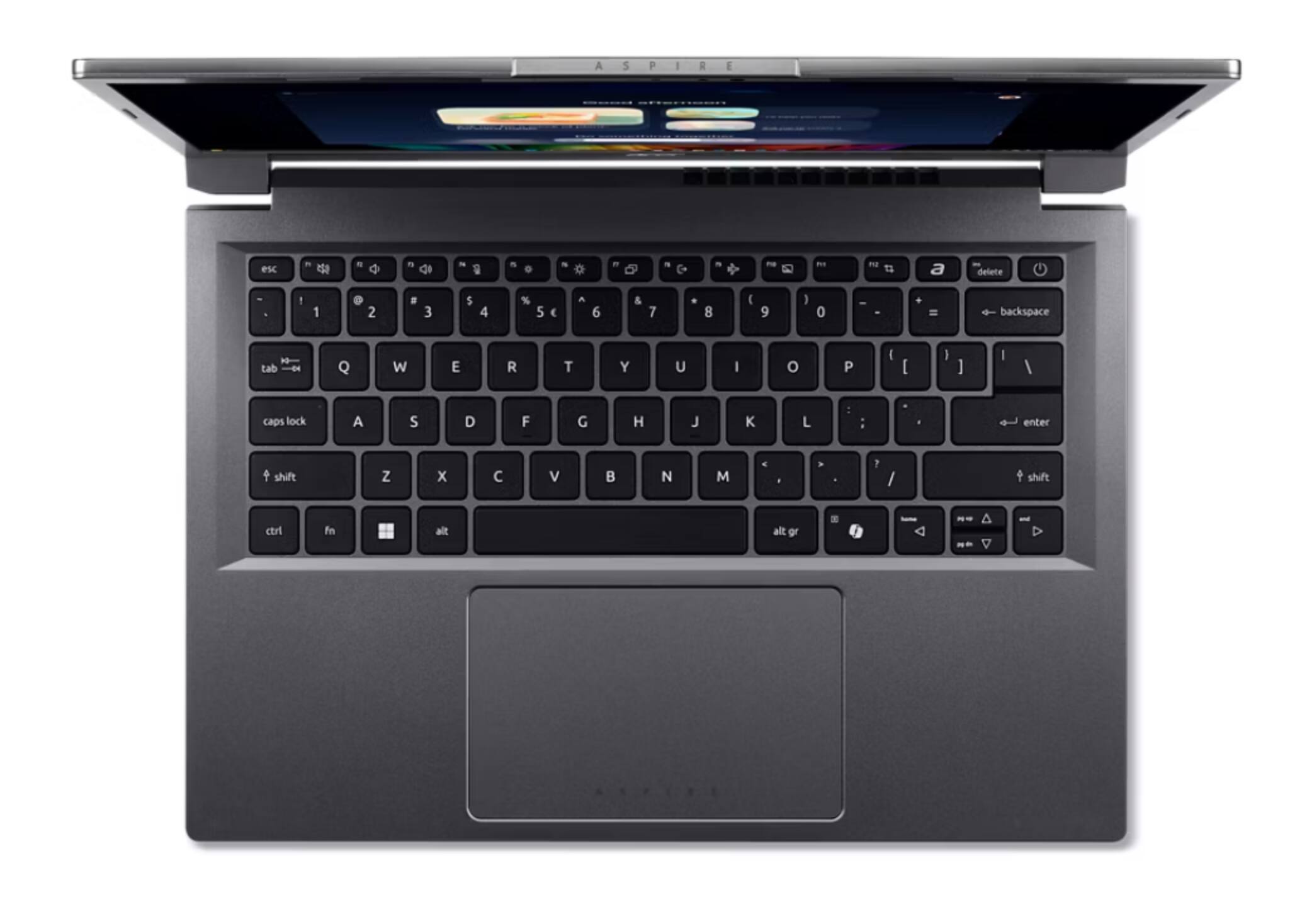 A ASPIRE S  
esc Ke -  di g . 1 G + - - m 1 a delete  1 . 2 . 3 5 4 % 5 e A 6 & 7 8 I 9 I 0 - - =  backspace  tab  Q W E R T Y U I o P I [ I ] I / caps lock A S D F G H J K L ! : . enter  shift Z x  V  N M a 1 /  shift ctri fn alt alt gr .