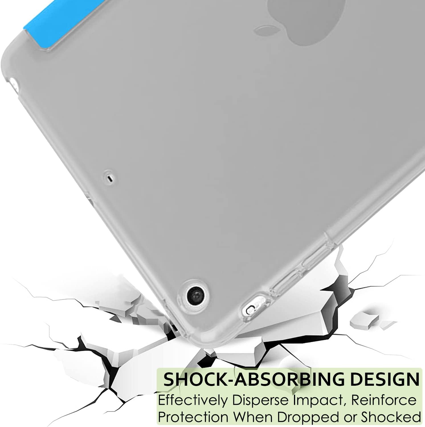 SHOCK-ABSORBING DESIGN  
Effectively Disperse Impact, Reinforce Protection When Dropped or Shocked