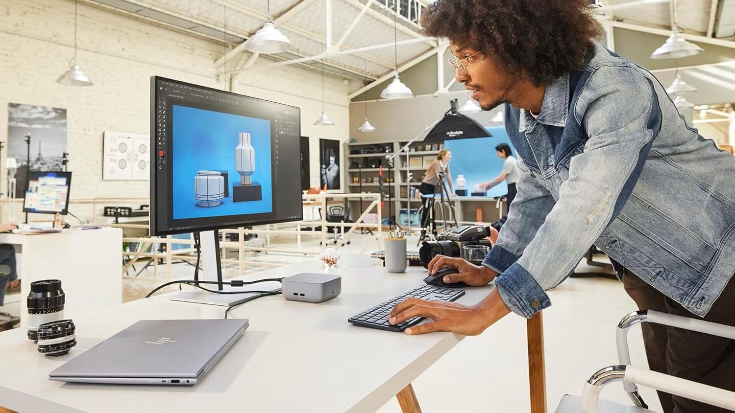 Alt View 8. HP - HP Thunderbolt 4 Ultra 180W G6 Dock - for Desktop PC, Notebook - Charging Capability - Thunderbolt 4 - IST HUB - Gray.