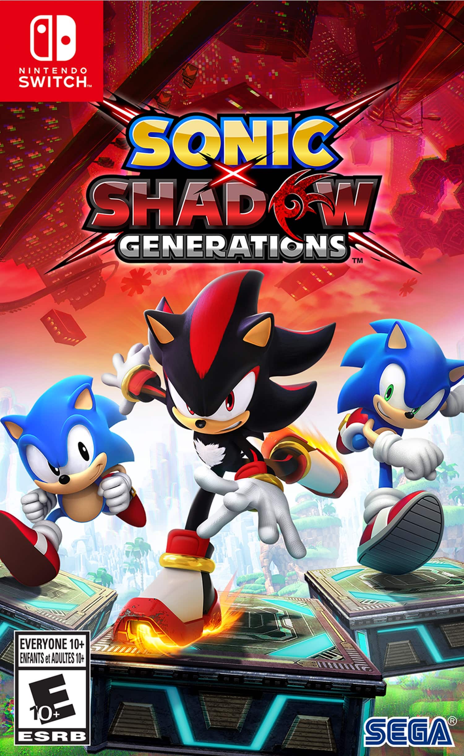 SONIC X SHADOW GENERATIONS - Nintendo Switch - Front_Zoom