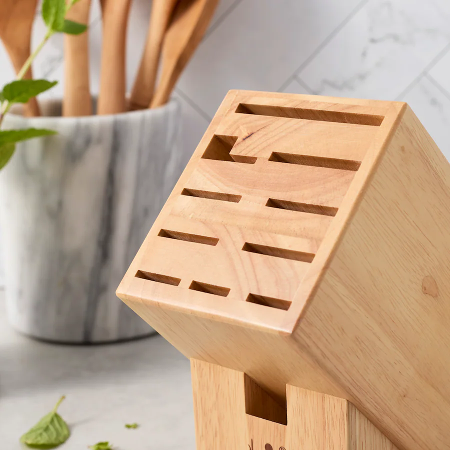 Henckels Hardwood Knife Block, Knife Storage, 11 slot Natural 35102-112 ...