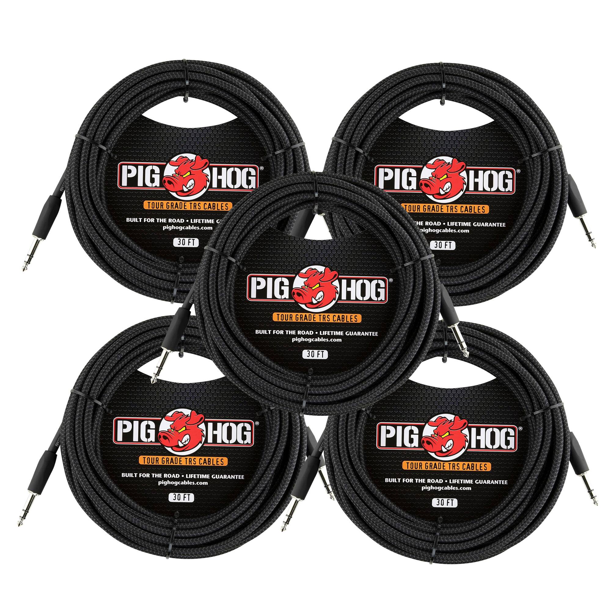 PIG HOG TOUR GRADE TRS CABLES BUILT FOR THE ROAD - LIFETIME GUARANTEE  
pighogcables.com  
30 FT