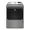 Maytag - 7.4 Cu Ft. Smart Gas Dryer with Pet Pro Option and Extra Power - Classic Silver