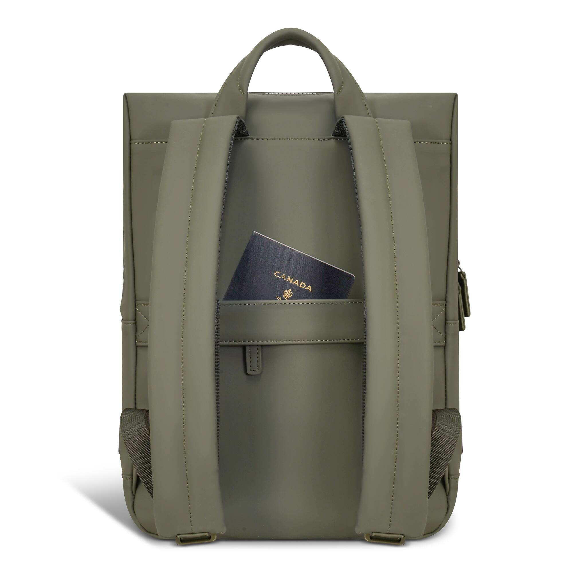 Alt View 2. Champs - Onyx Collection - Modern II Laptop Backpack - Green.