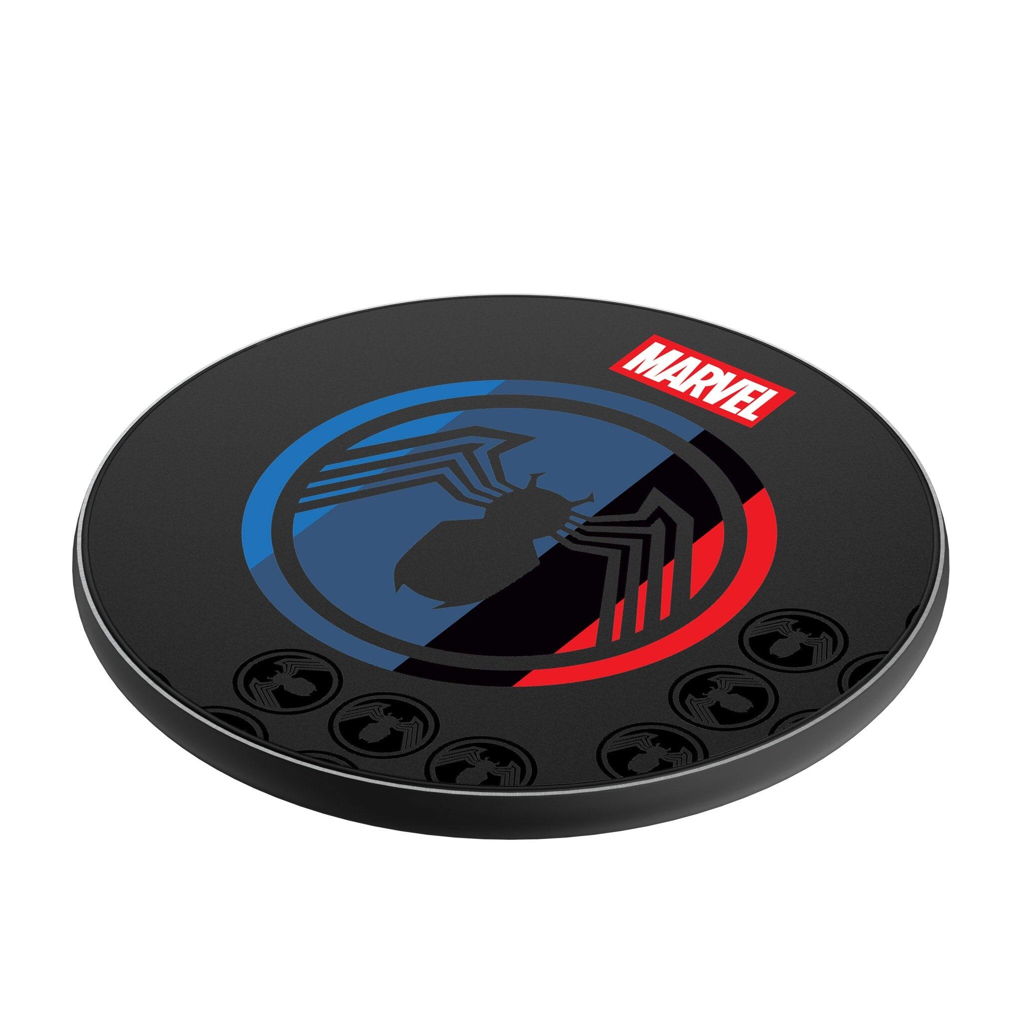 Angle. Keyscaper - Marvel Sigil 15-Watt Wireless Charger - Venom.