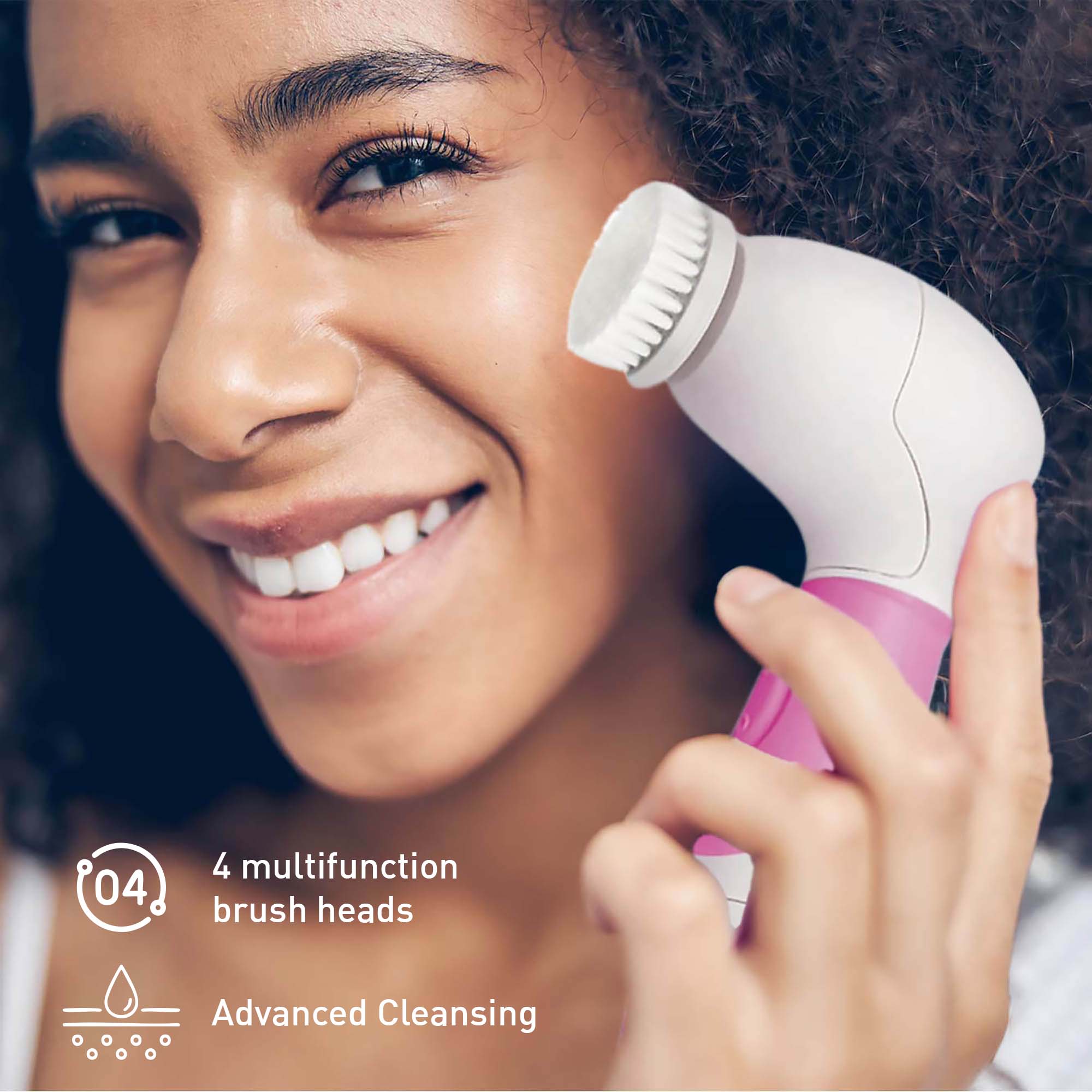 Pursonic Advanced Facial and Body Cleansing Brush + 3 In 1
