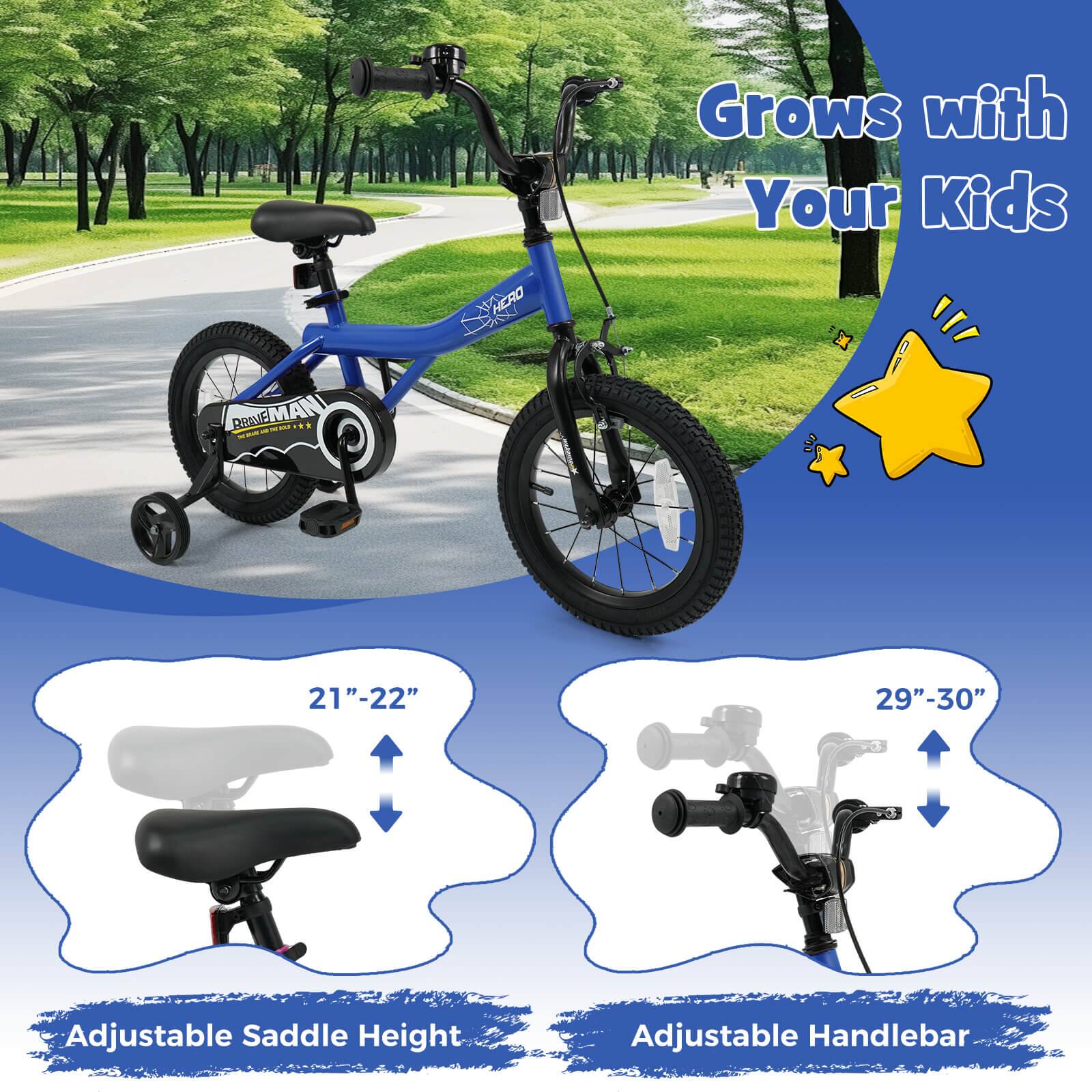 Grows with Your Kids

Adjustable Saddle Height: 21"-22"

Adjustable Handlebar: 29"-30"