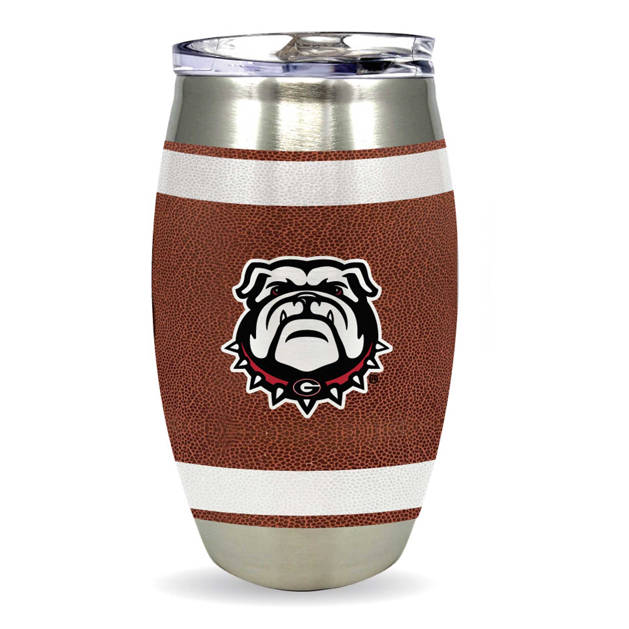 Alt View 1. Indigo Falls - Georgia Bulldogs 15oz. Football Tumbler - Multicolor.
