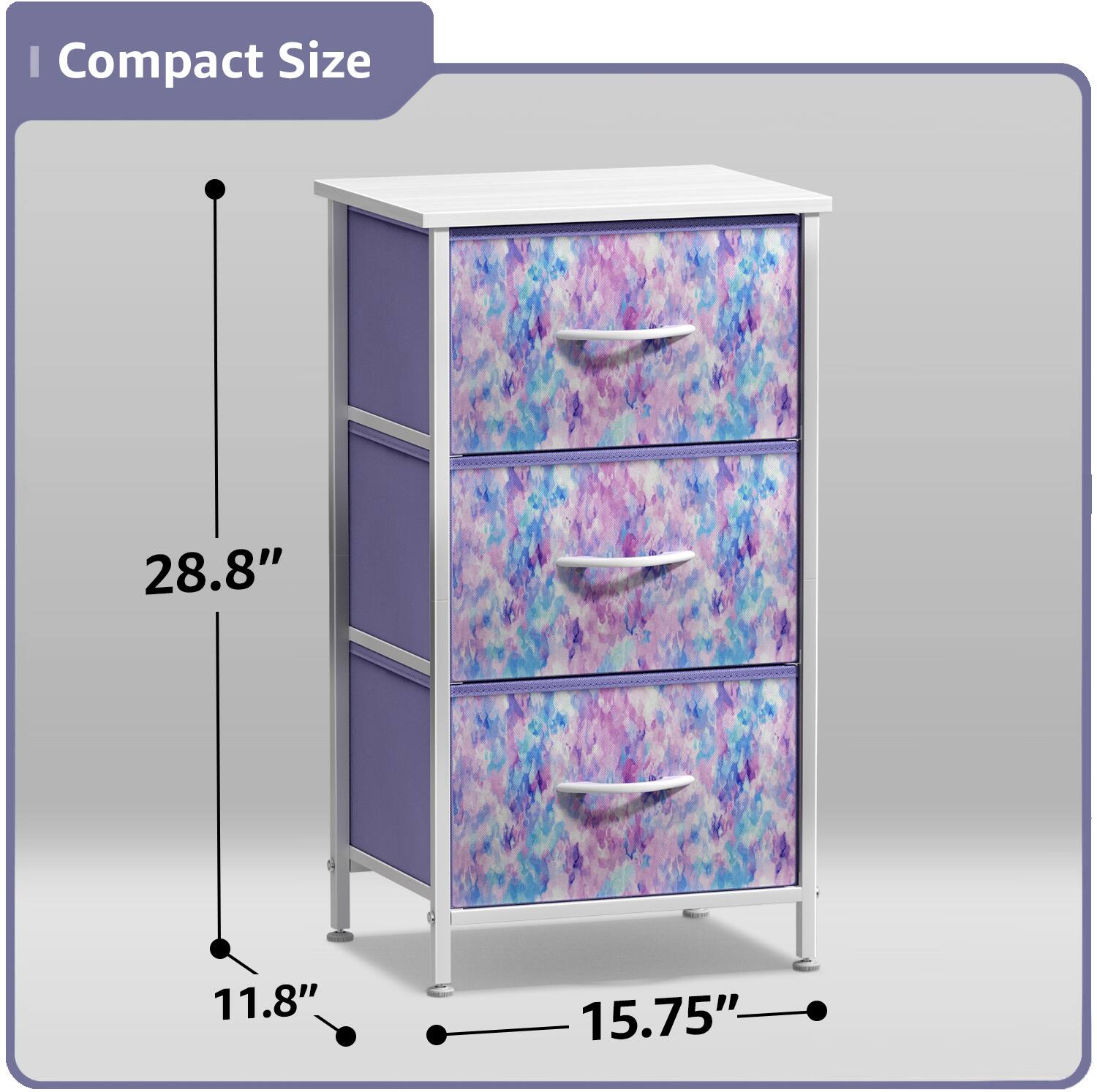 Compact Size

28.8"  
11.8"  
15.75"