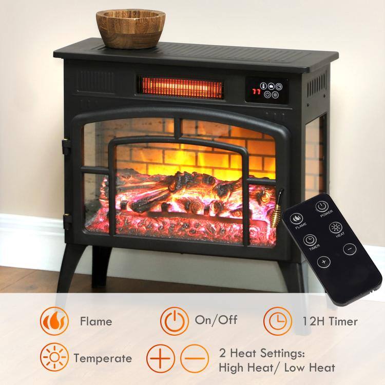 POWER FLAME HEAT TIMER

Flame On/Off
12H Timer
Temperature
2 Heat Settings: High Heat / Low Heat