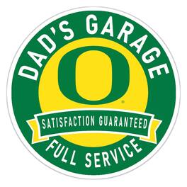Fan Creations - Oregon Ducks 16" Dad's Garage Wood Sign - Multicolor
