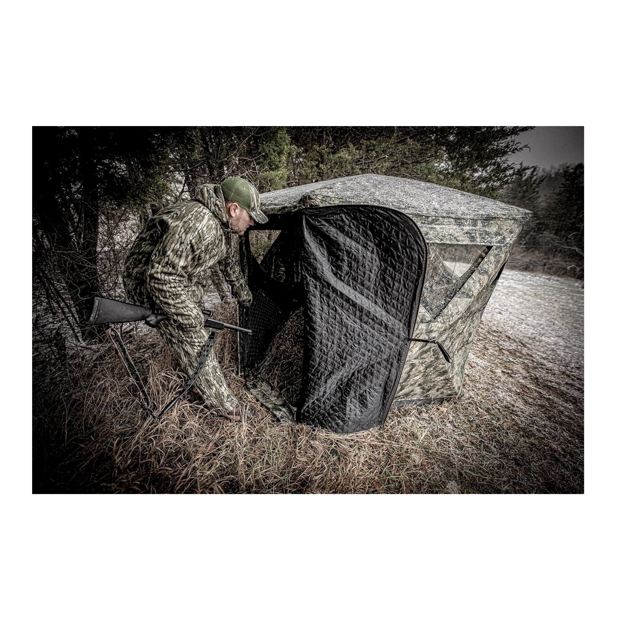 Left. Ameristep - Ameristep Pro Series Thermal Hub Blind (Mossy Oak Elements Terra) - Mossy Oak.