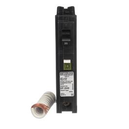 Schneider Electric - Square D HomeLine 20 amps Surge Single Pole Circuit Breaker