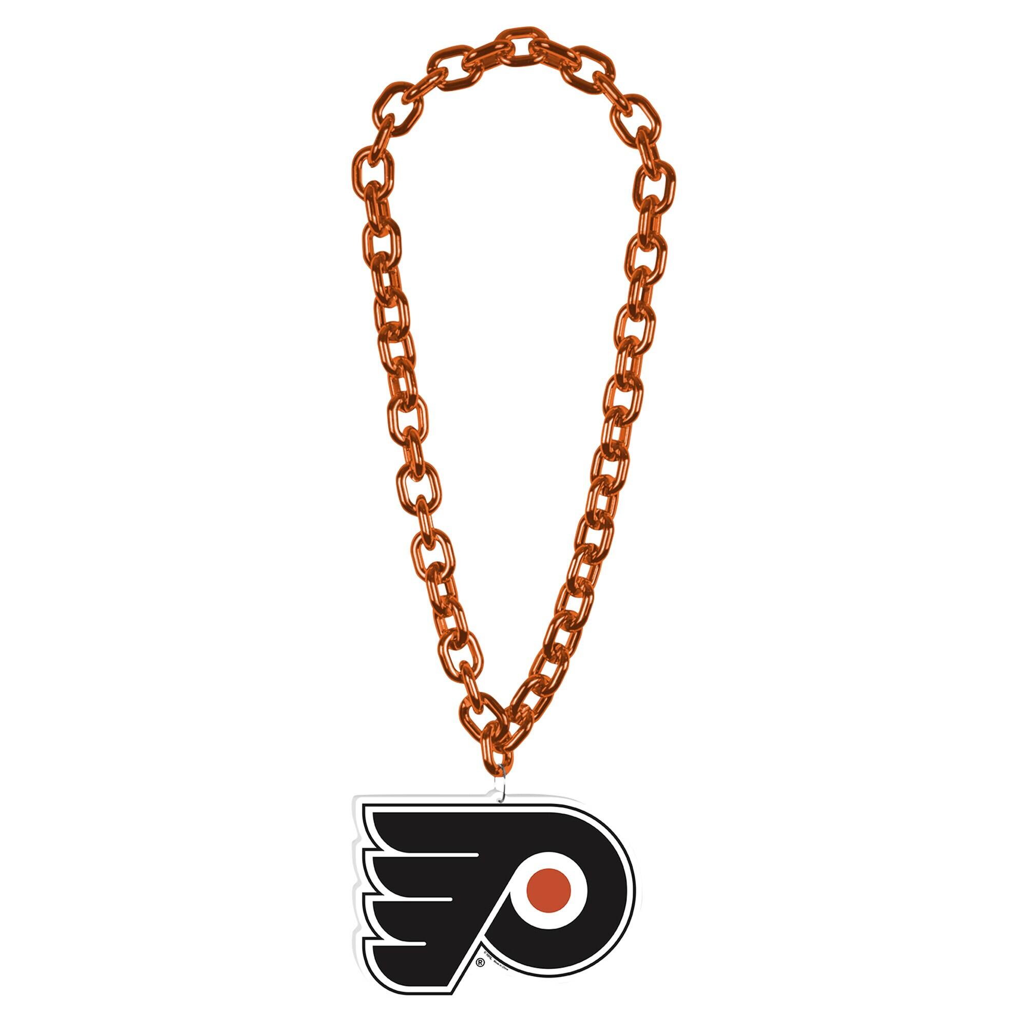 WinCraft - Philadelphia Flyers Big Chain Logo Necklace - Multicolor