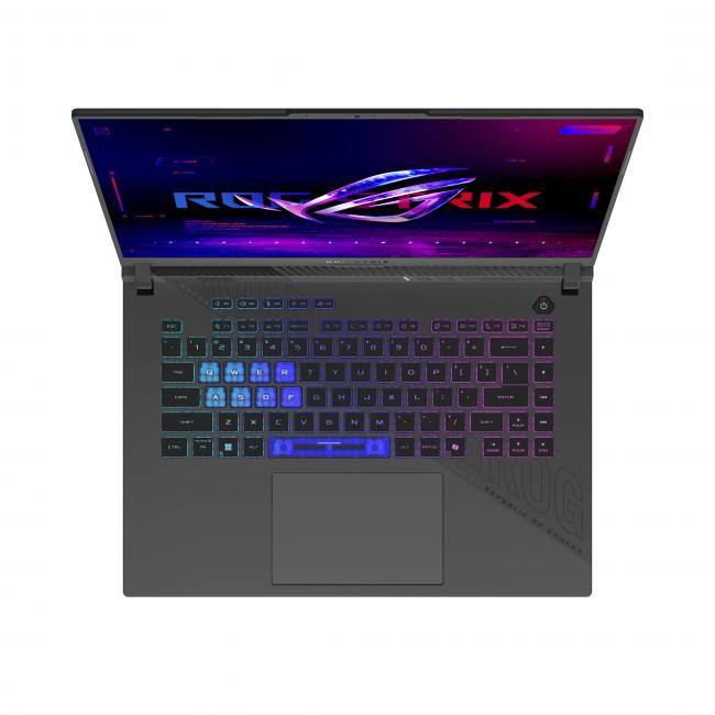 Alt View 2. ASUS - ASUS ROG Strix G16 16" ROG Nebula 2.5K Gaming Notebook AMD Ryzen 9 9955HX 16GB RAM 1TB SSD NVIDIA GeForce RTX 5070 - Eclipse Gray.