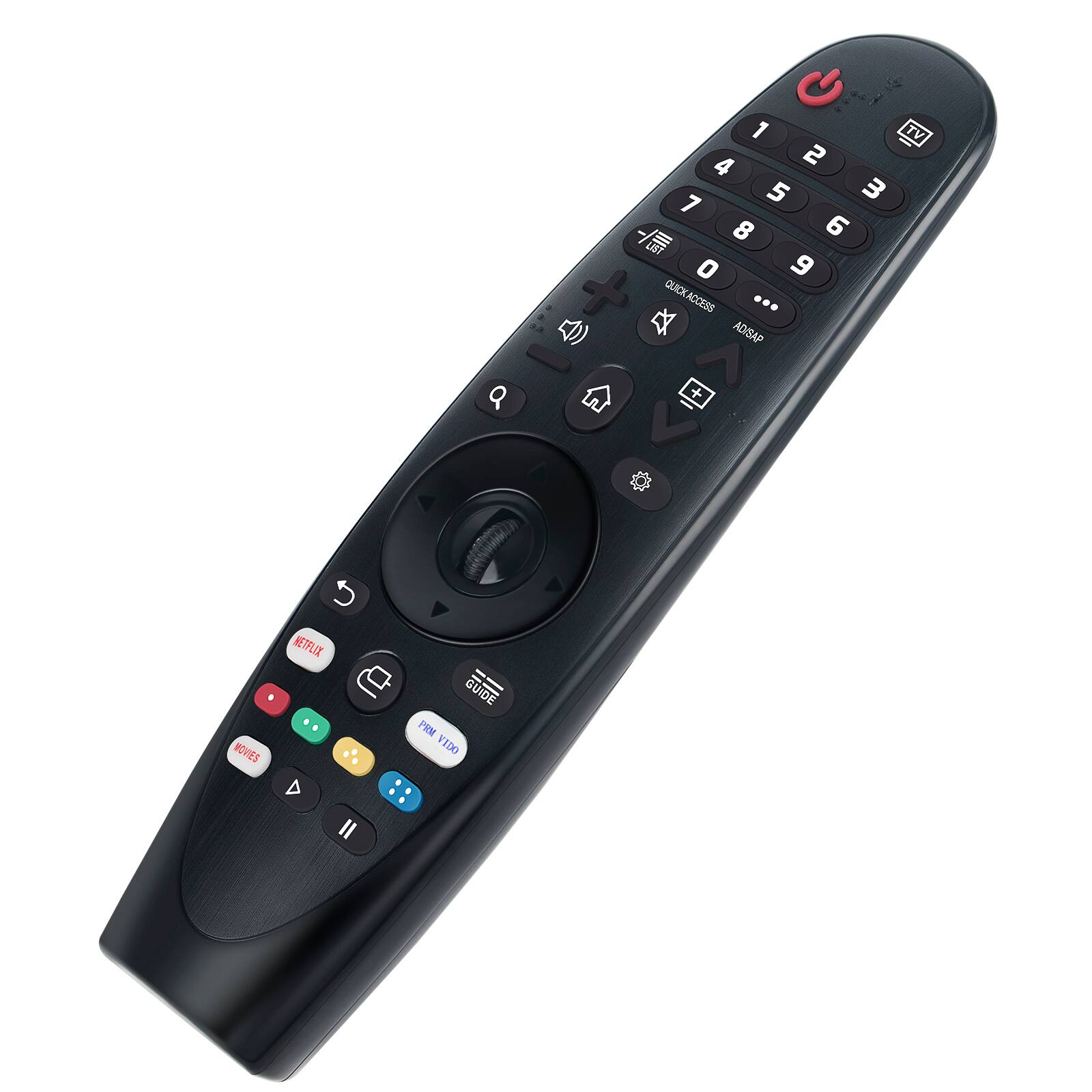 Q ) U : 1 TV 4 2 5 3 7 8 6 0 9 OLCK ACCESS 4 AD/SAP + NOVIES NETFLIX D II GUIDE PRM V1D0