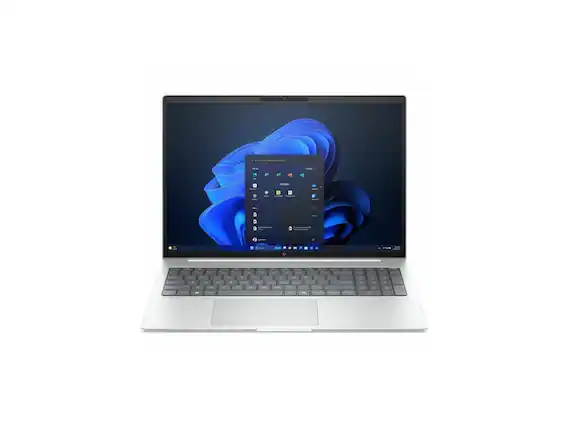 Front. HP - HP EliteBook 8 G1i 16" Touchscreen Notebook - WUXGA - 60 Hz - Intel Core Ultra 7 255U - 16 GB - 512 GB SSD - English - Meteor Silver.