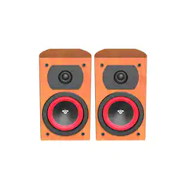 Cerwin Vega - LA14C 4” 2-WAY BOOKSHELF PAIR SPEAKERS - Cognac