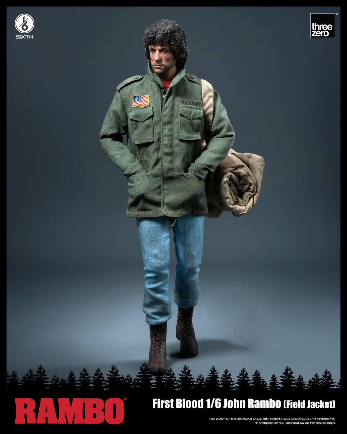 SIXTH . three zero G DEARMY First Blood 1/6 John Rambo (Field Jacket) RAMBO es1 aLddd . - ... TMOOCANA LAL - development A ghts deserven  dal - 22 Tmal EMOROCANAL product -N -.s LAL dram A prototype Rghe Beserves images