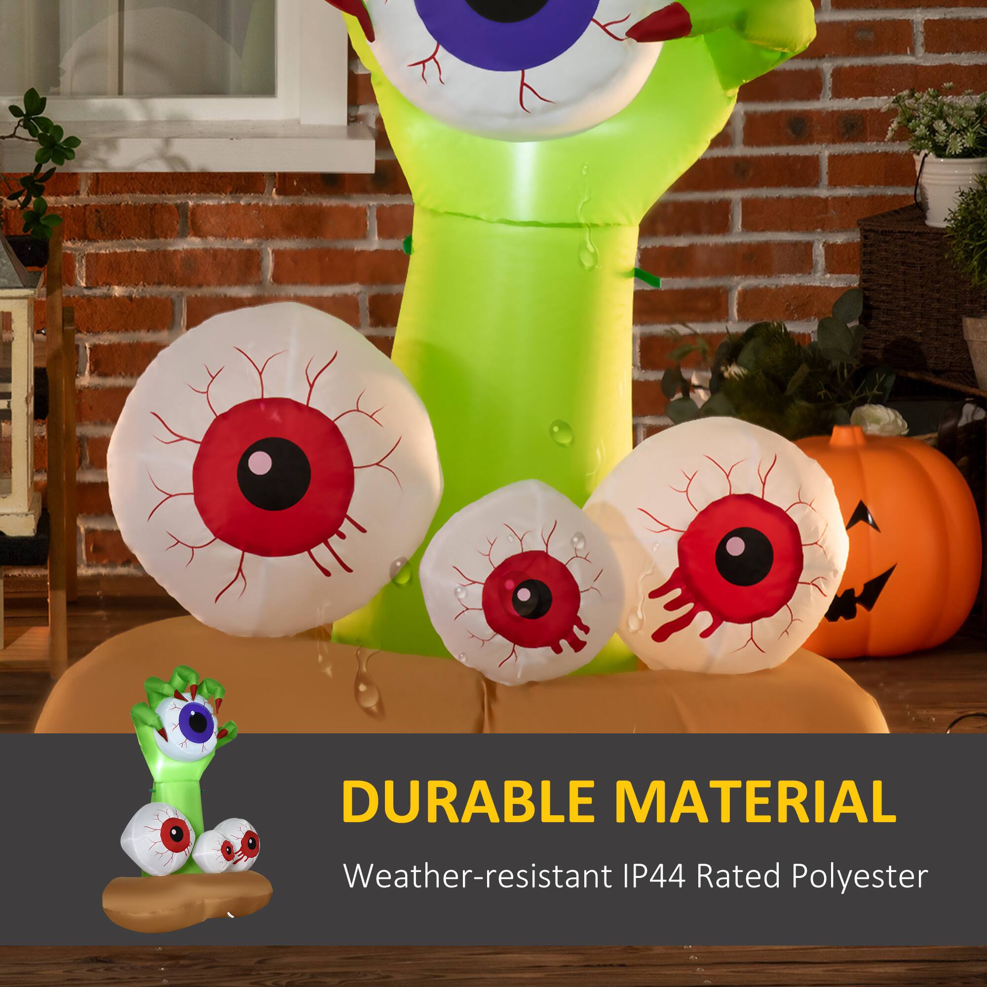 DURABLE MATERIAL  
Weather-resistant IP44 Rated Polyester