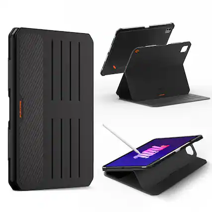 Front. SUPCASE - UB Shield Protective Case with Pencil Holder for iPad Pro 13 Inch (M5/M4) (2025/2024) - Black.