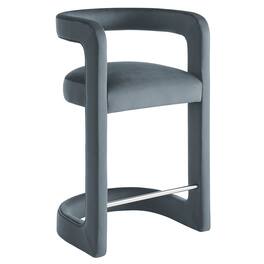 Modway - Winslow Performance Velvet Counter Stool - Blue