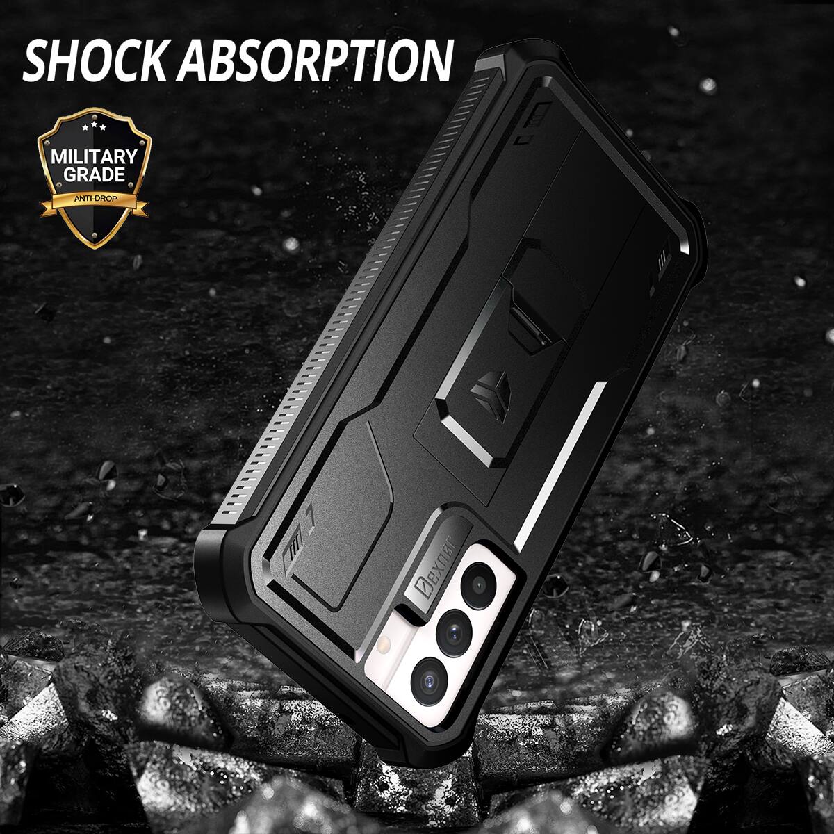 SHOCK ABSORPTION  
MILITARY GRADE ANTI-DROP  
DEXNER