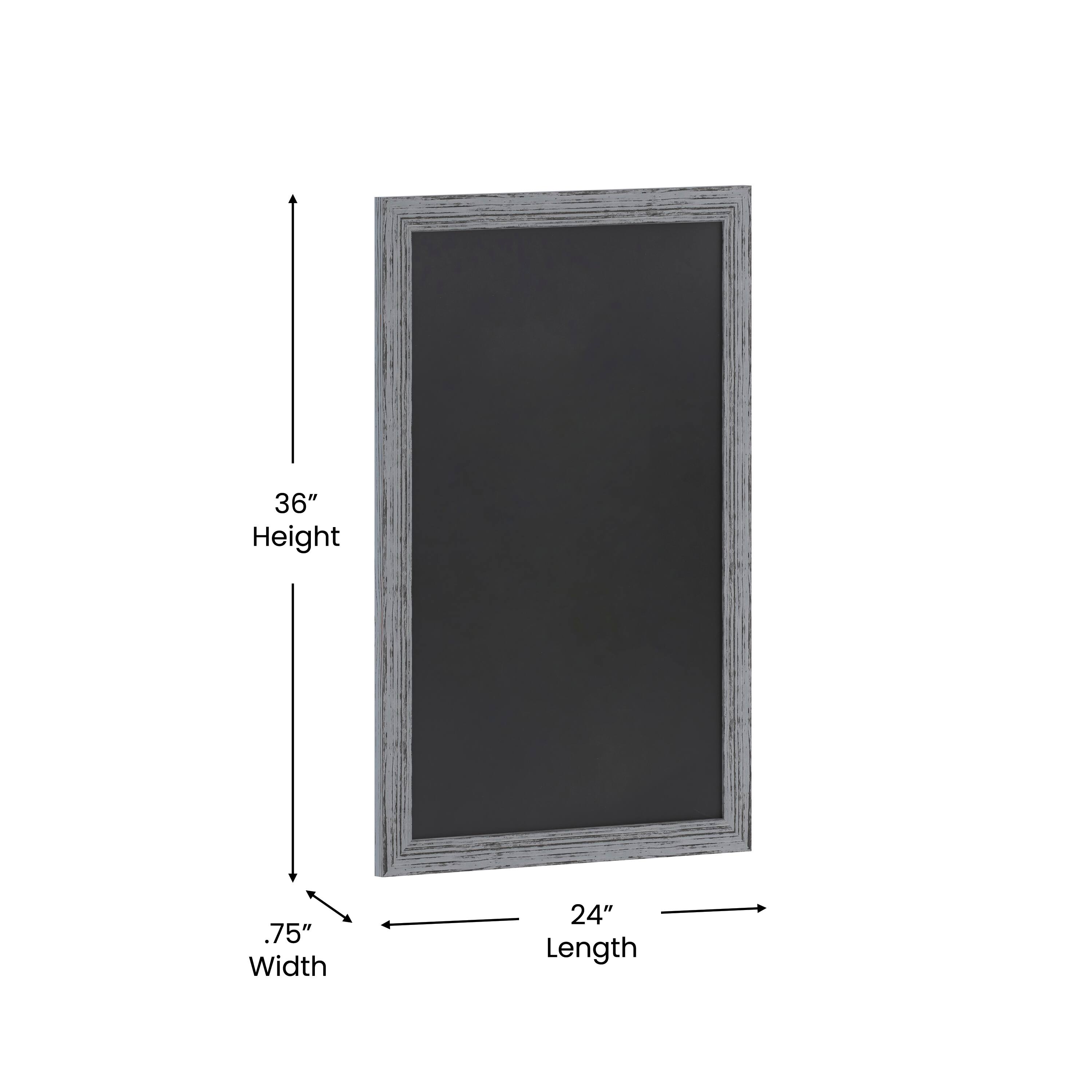 36" Height, .75" Width, 24" Length