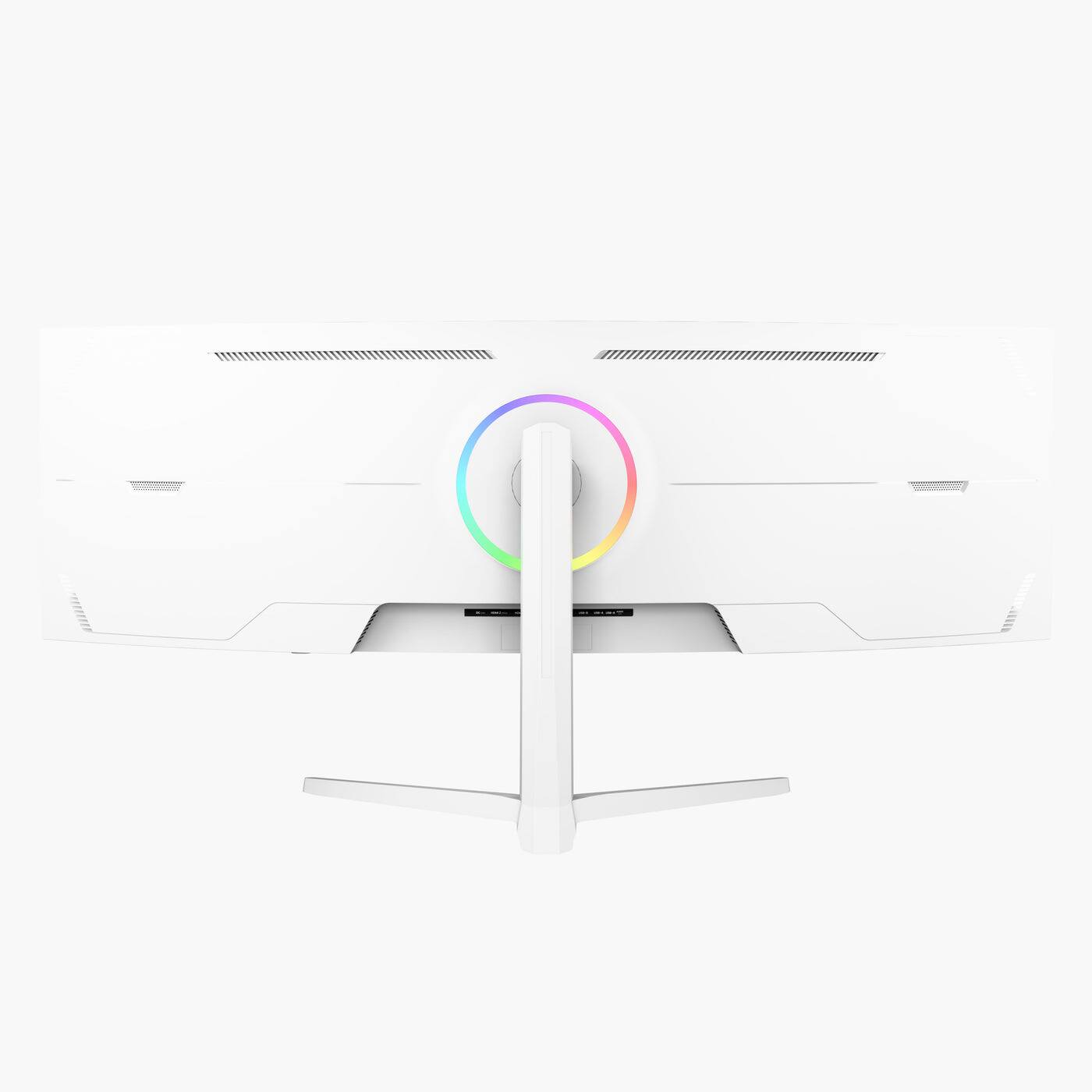 Alt View 2. Arozzi - Arozzi Nova 49“ Curved VA 165Hz Ultrawide Gaming Monitor - White - White.