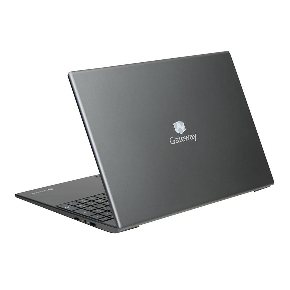 Left. Gateway - Gateway Ultra Slim 15.6" FHD Laptop, AMD Ryzen 7, 8GB, 512GB, Windows 11 - Black.