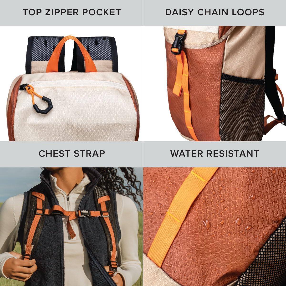 Cozy Serene Juniper Daypack Lightweight Hiking Backpack And Hydration ...