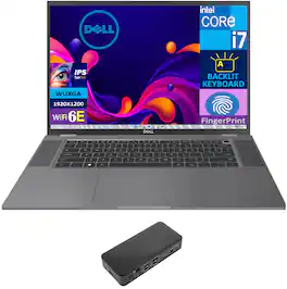 Dell - Latitude 7640 Laptop 16.0 WUXGA (Intel i7-1365U, 32GB LPDDR5, 1TB M.2 PCIe SSD, Intel Iris Xe, Win 11 Pro) - Titan Gray