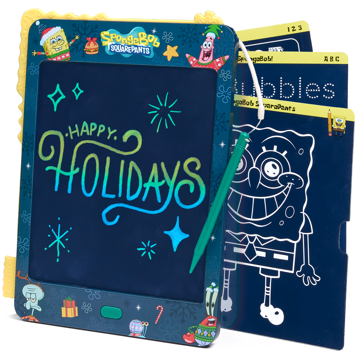 JitteryGit - SpongeBob SquarePants LCD Doodle & Drawing Tablet – Christmas Krabby Edition