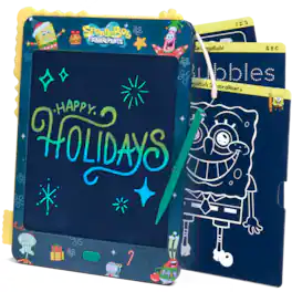 JitteryGit - SpongeBob SquarePants LCD Doodle & Drawing Tablet – Christmas Krabby Edition