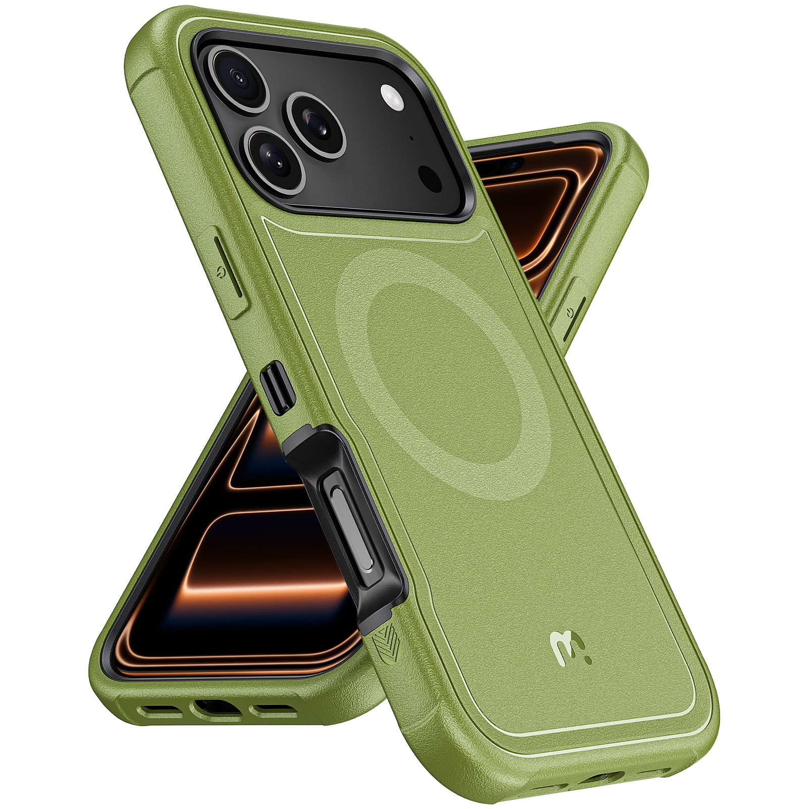 Mybat Pro - Maverick Series Rogue Edition MagSafe Case for Apple iPhone 17 Pro Max - Army - Green