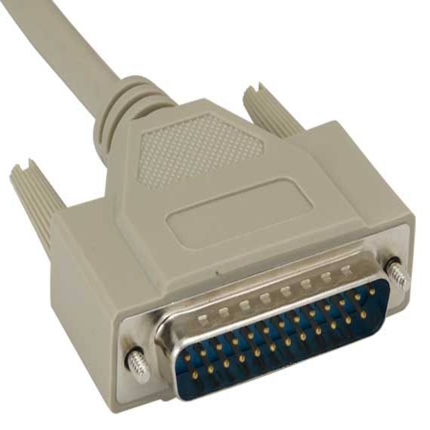 Angle. Sanoxy - 10ft DB25M to CN36M Parallel Printer Cable, 25C - Beige.