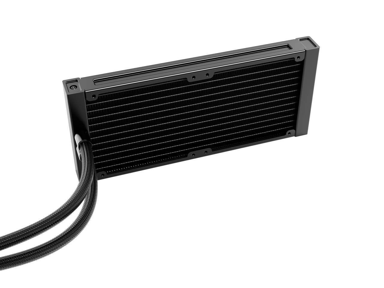 Back. be quiet! - bequiet! PURE LOOP 3 240mm Black CPU Cooler, 2x Pure Wings 3 PWM Fans, Daisy Chain, 6-Pole Pump BW027 - Black.