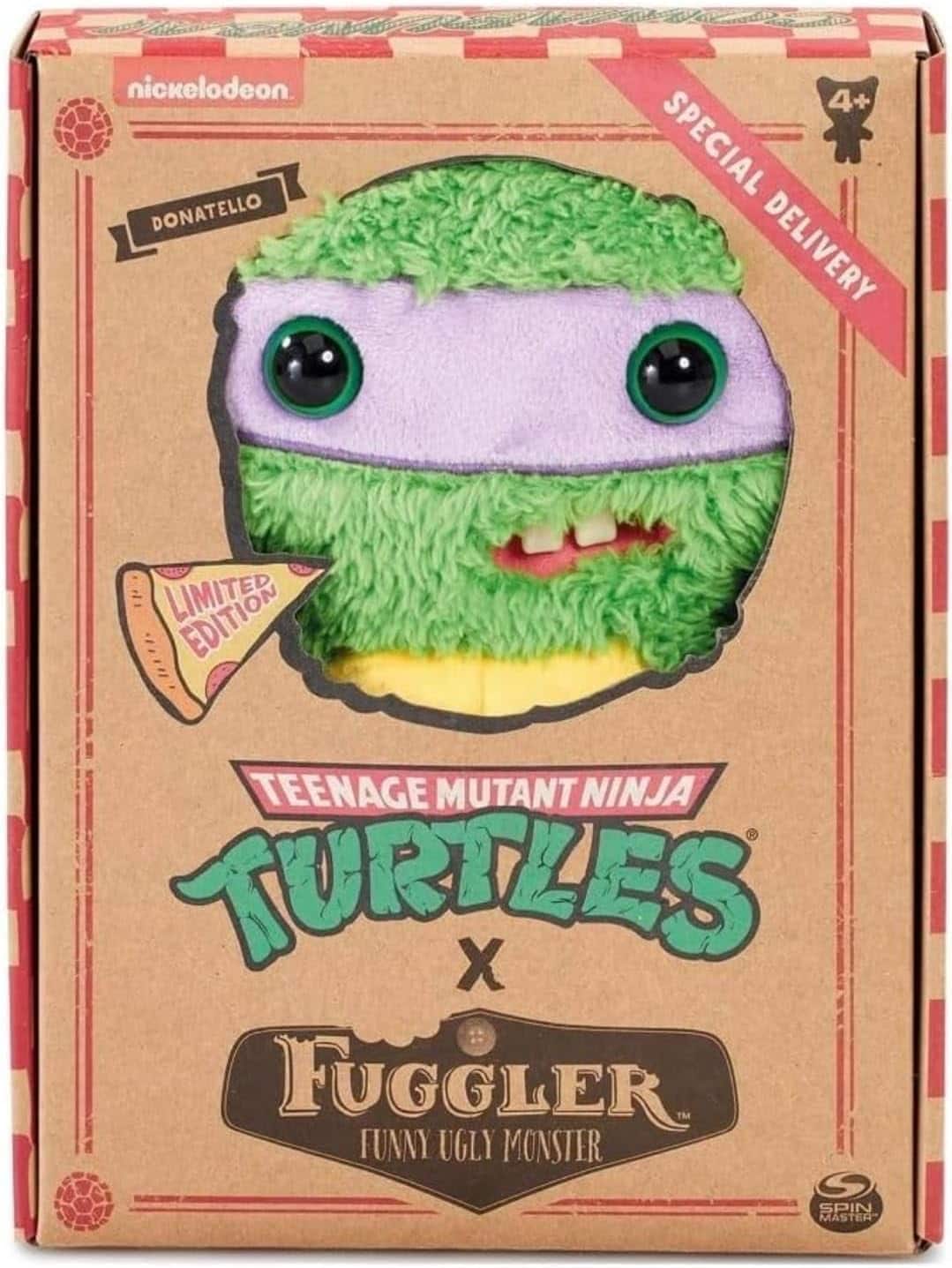 Fuggler - Ugly Monster Donatello Ninja Turtle Plush Figure Limited Edition, Green - Assorted Pre-Pack