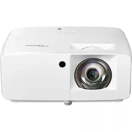 Front. Optoma - Optoma ZH350ST 3D Short Throw DLP Projector - 16:9 - High Dynamic Range (HDR) - Front - 1080p - 30000 Hour Normal Mode - 1.07 Billion Colors (30-bit).