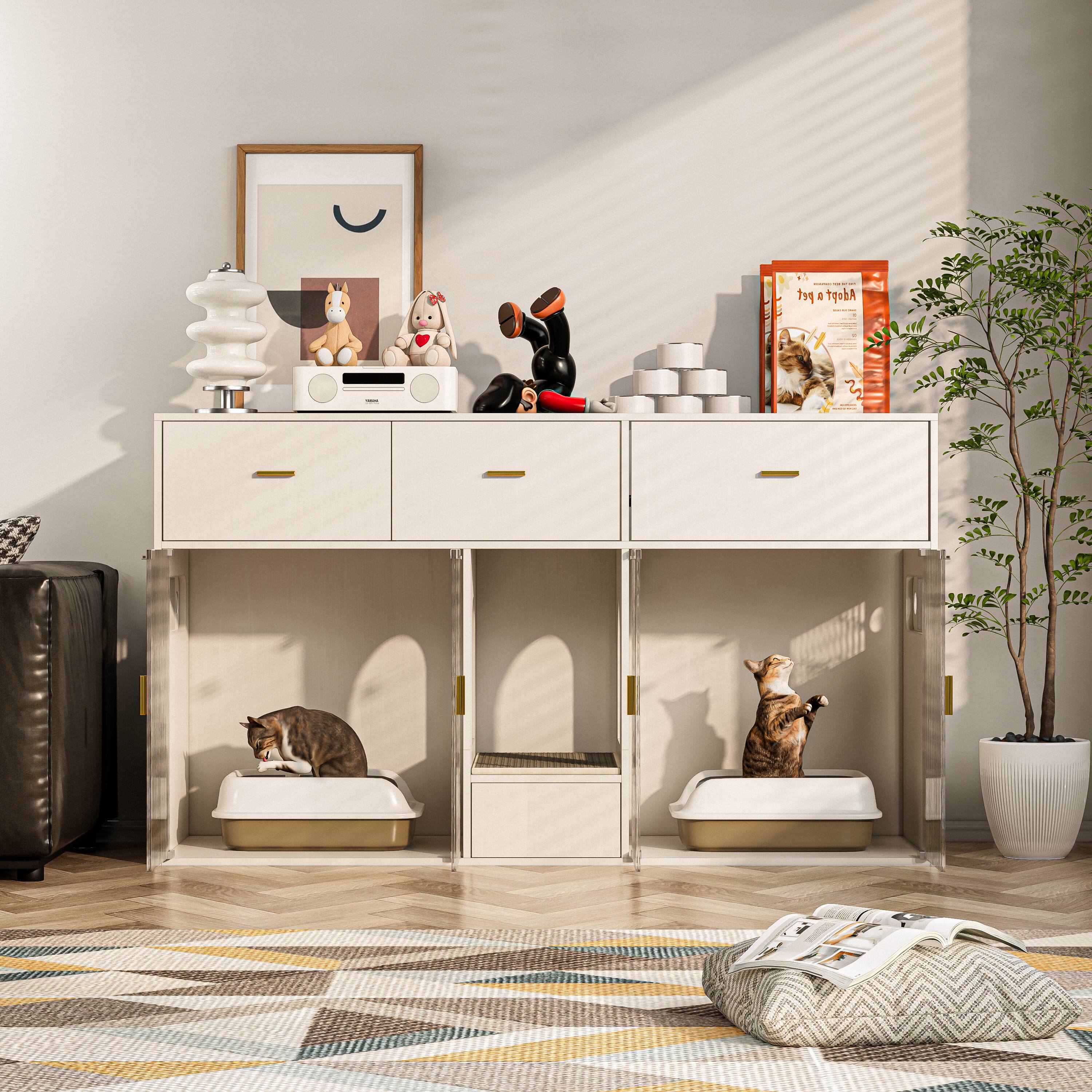 The text on the image reads:

"Путеводитель по уходу за кошками"