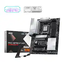 MSI - PRO X870E-P WIFI (Socket AM5) AMD X870E ATX DDR5 Wi-Fi 7 Motherboard - Gray - Front_Zoom