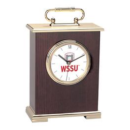 Jardine - Winston-Salem State Rams Carriage Clock - Gold