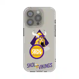 Keyscaper - NFL - Minnesota Vikings iPhone Clear Case - 13 Pro - Multicolor