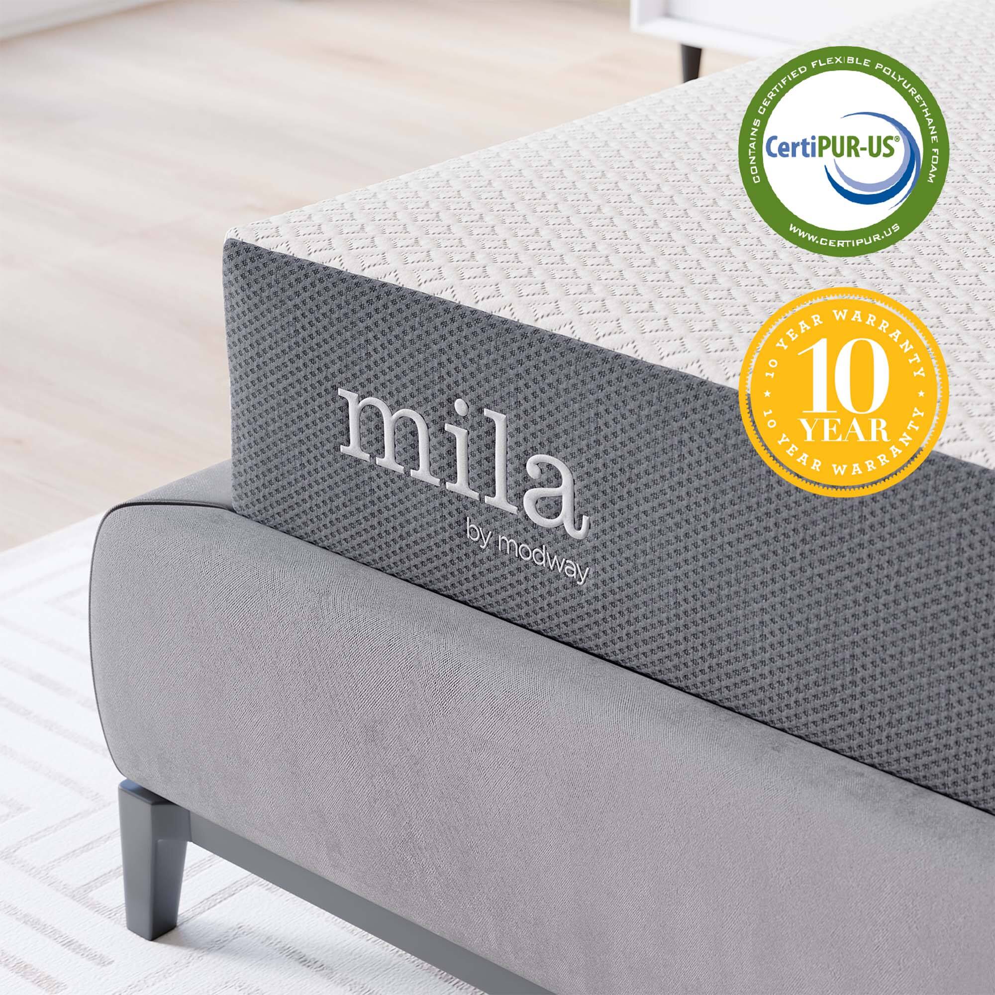 mila by modway

CONTAINS CERTIFIED FLEXIBLE POLYURETHANE FOAM
CertiPUR-US
WWW.CERTIPUR.US

10 YEAR WARRANTY