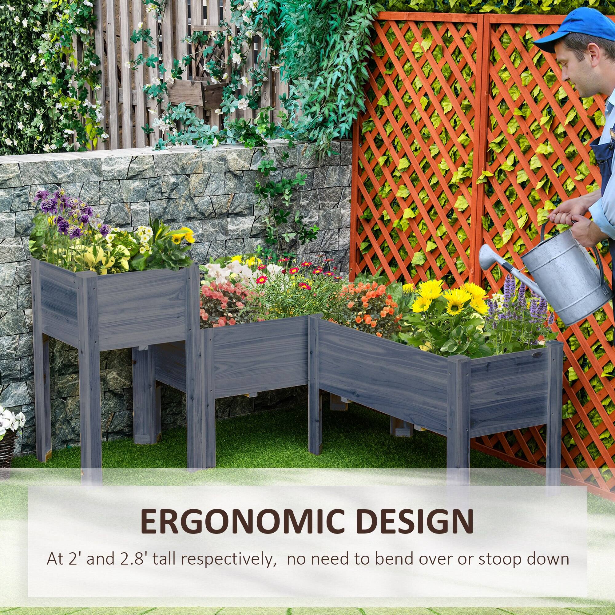 ERGONOMIC DESIGN

At 2' and 2.8' tall respectively, no need to bend over or stoop down