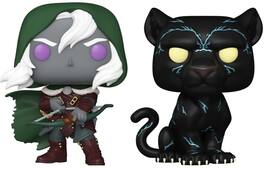 Funko - POP! Games: Dungeons & Dragons S2 - Drizzt & Guenhwyvar 2-Pack (D&D) - Collectibles - Multicolor