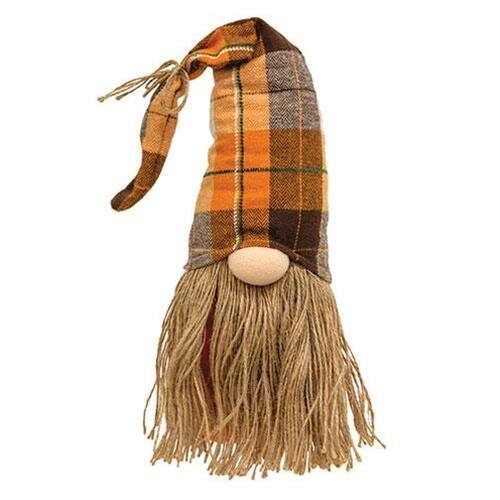 Front. BreeBe - *Jute Plaid Gnome Large - Multi.