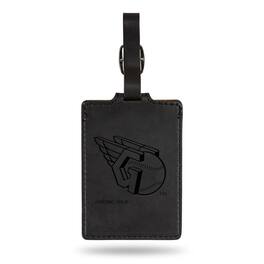 Jardine - Cleveland Guardians Ultra Suede Luggage Tag - Black