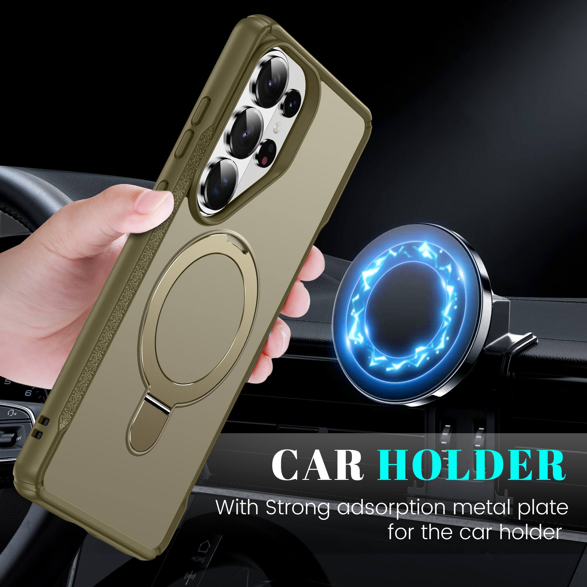 UUCOVER Magnetic Kickstand Case for Samsung Galaxy S26 Ultra, Ring ...
